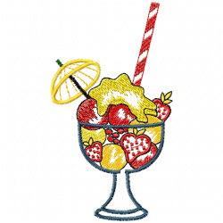 Foods And Sweets Embroidery Design 7